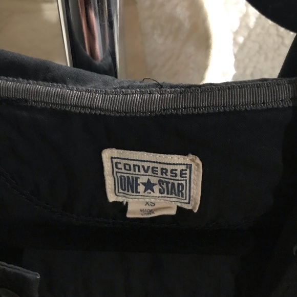 Converse one star size XS black trench coat - Picture 3 of 3